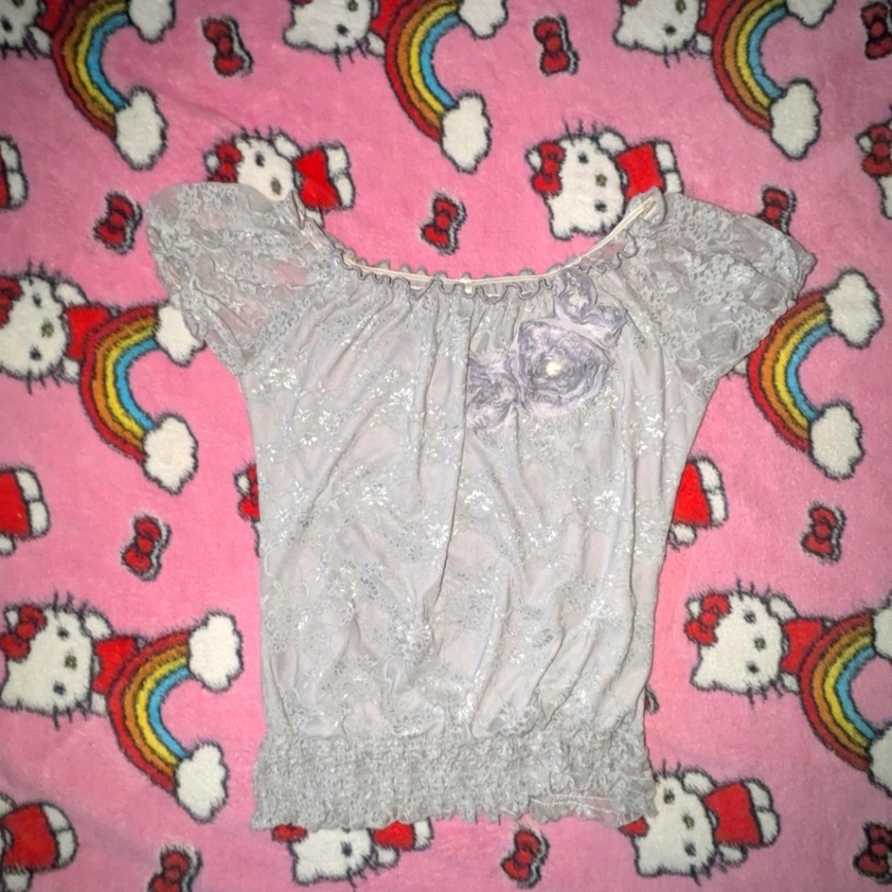 Lace Whimsy Goth Shirt